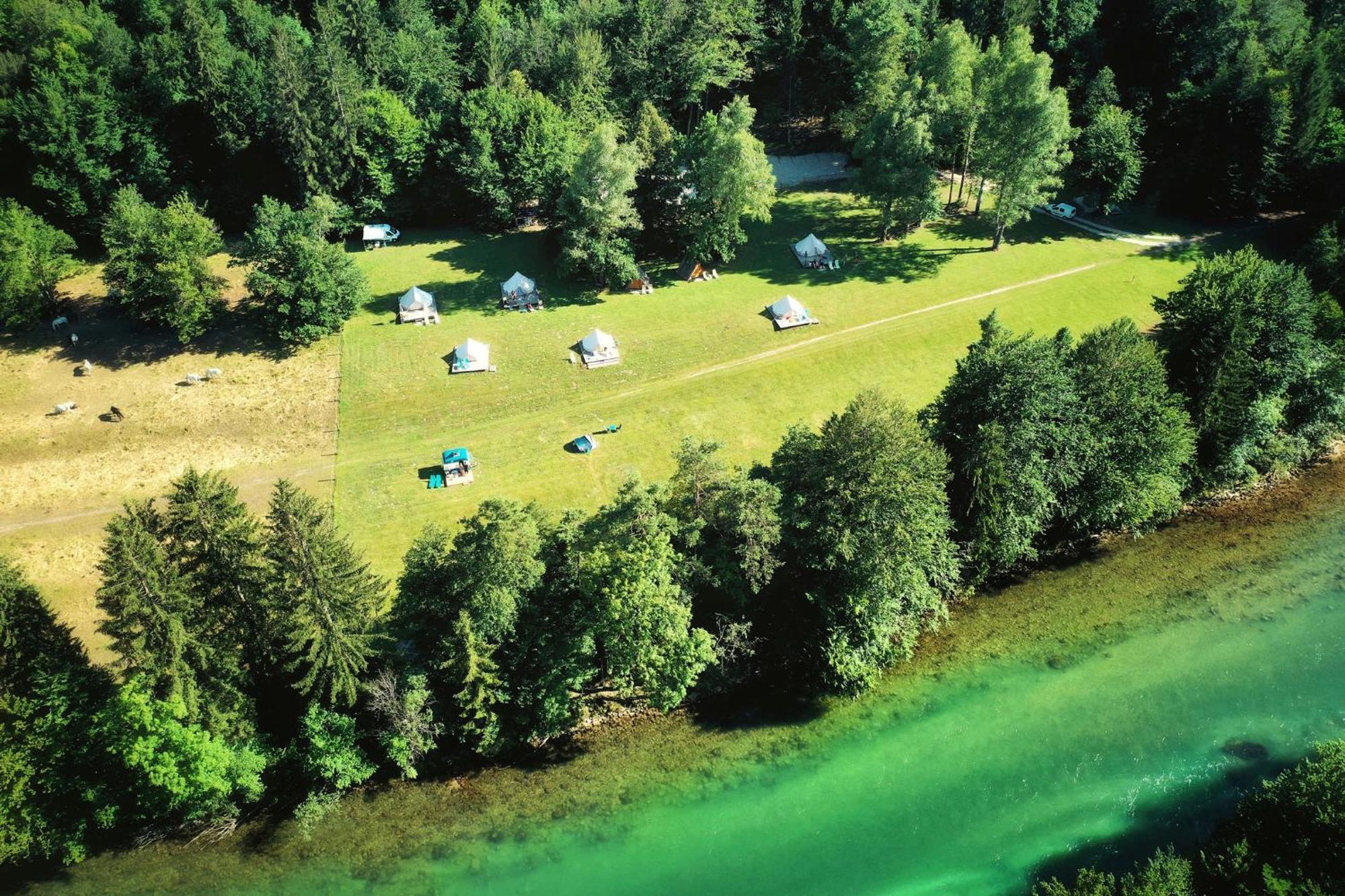 Eco River Camp - Pitches Radovljica Exterior foto